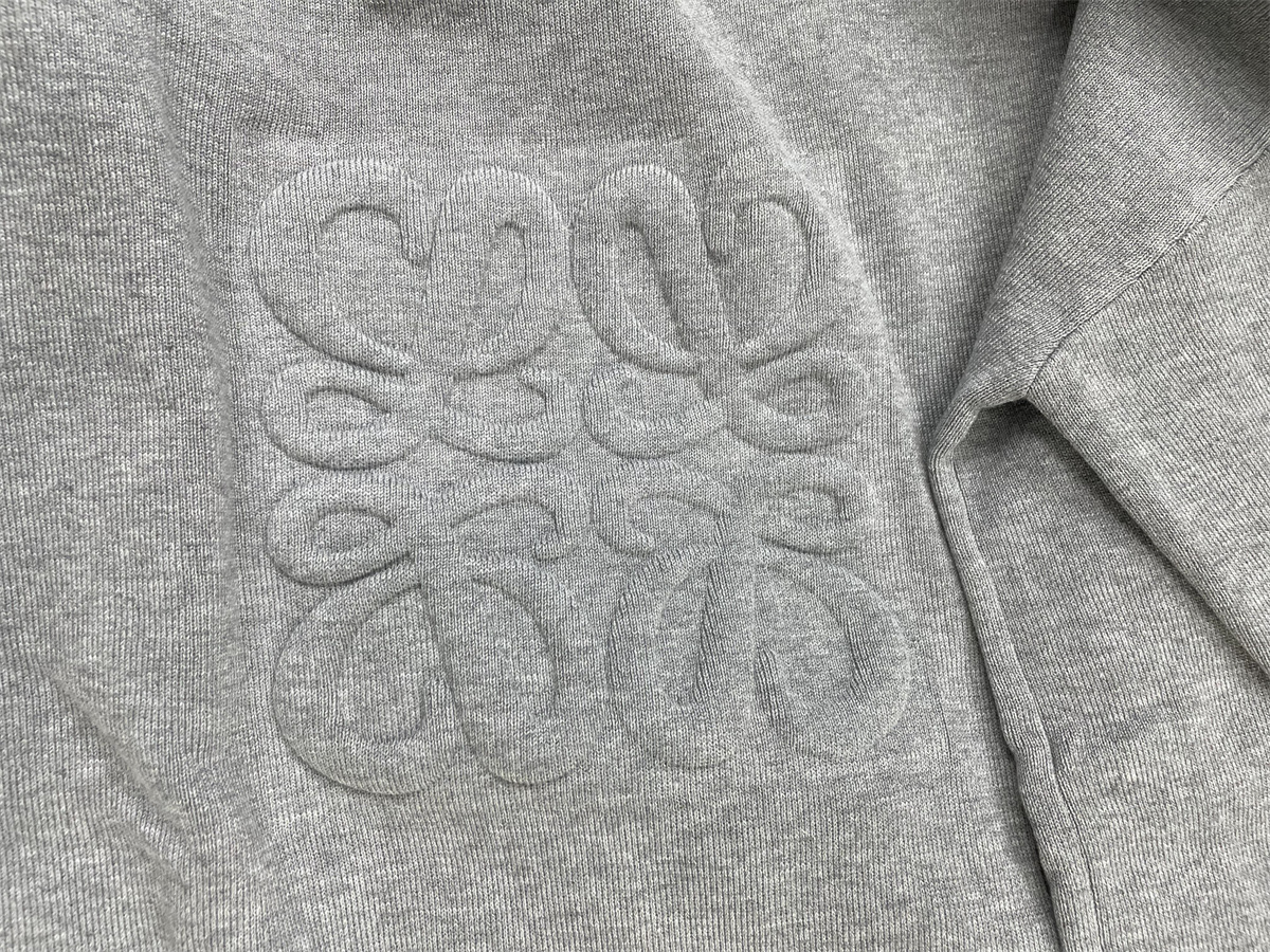 Loewe Embossed Grey Weater