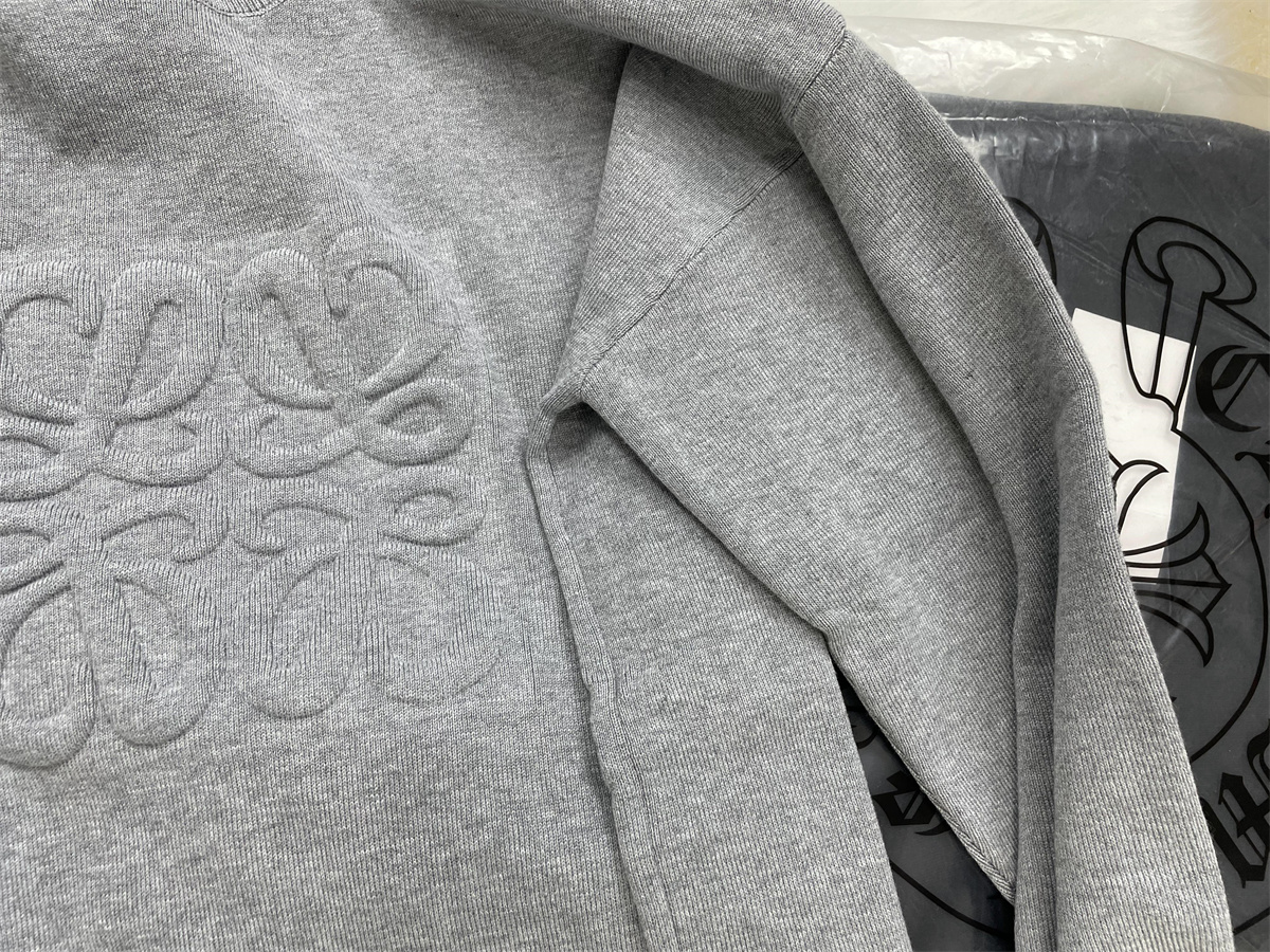Loewe Embossed Grey Weater