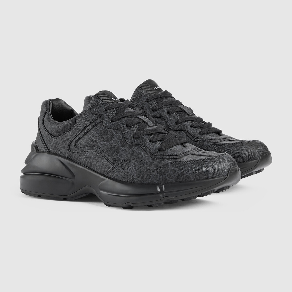 g*u*i rhyton black gg S*p*e sneaker