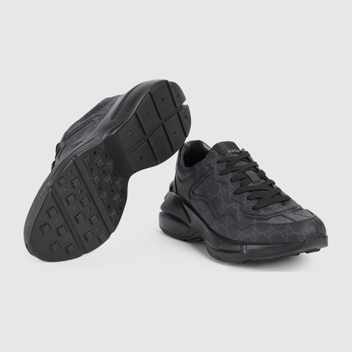 g*u*i rhyton black gg S*p*e sneaker