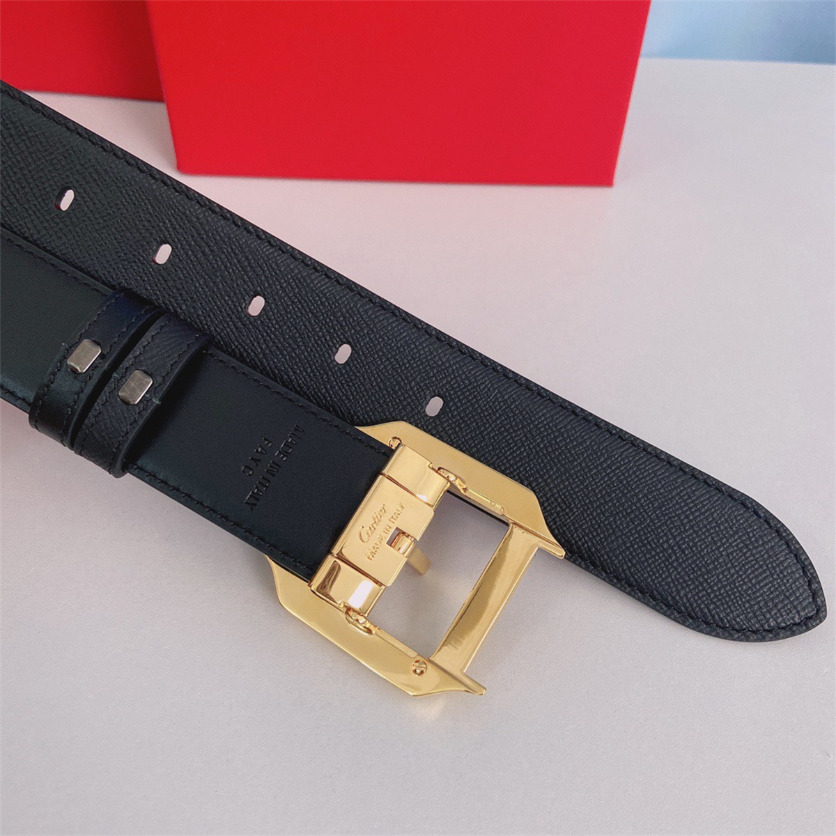 Cartier Santos Leather Belt