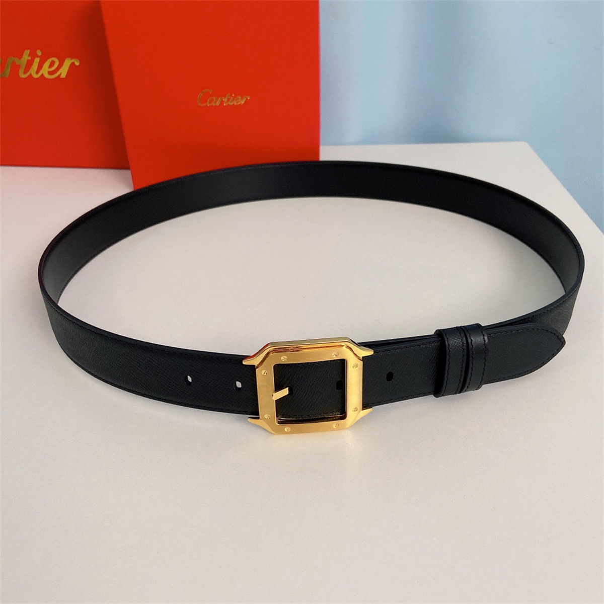 Cartier Santos Leather Belt