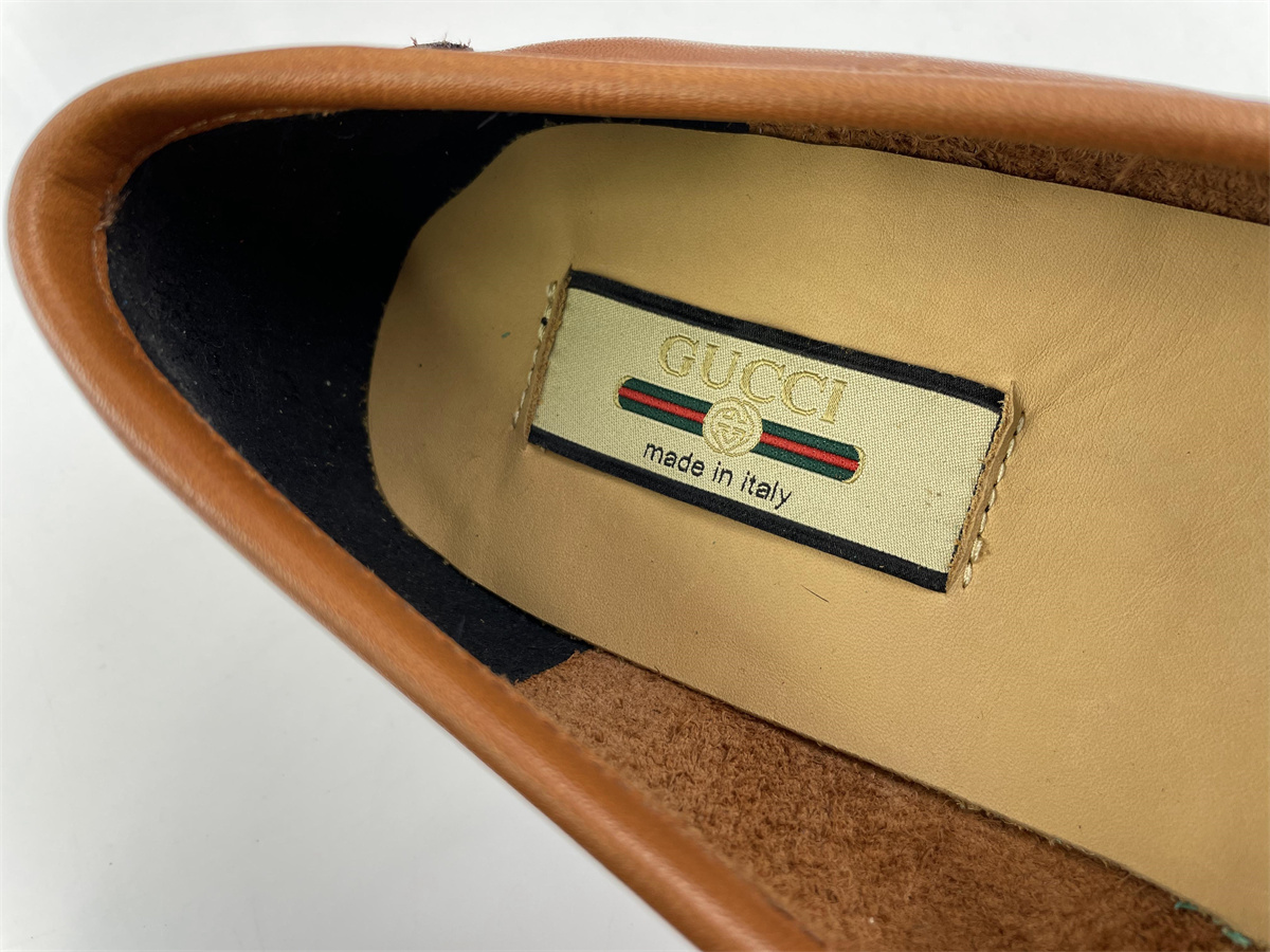 G*u*i brown loafer shoes