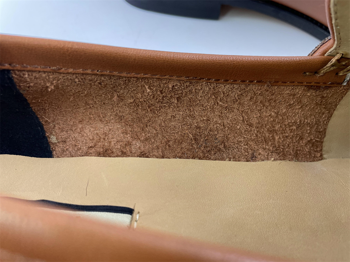 G*u*i brown loafer shoes