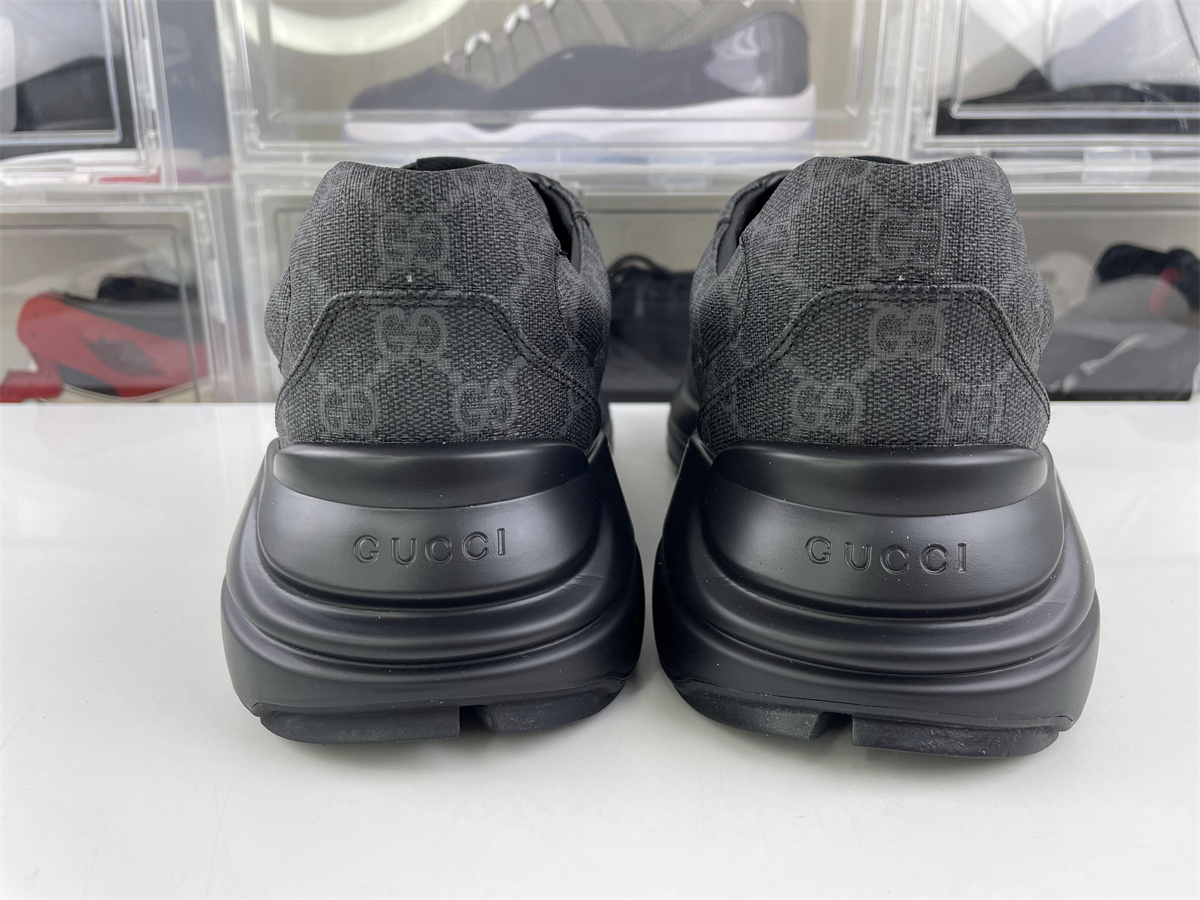 g*u*i rhyton black gg S*p*e sneaker
