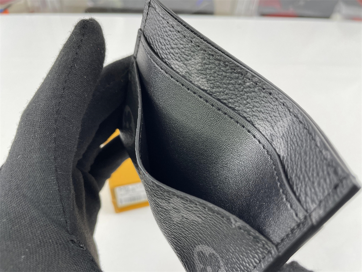 LV Black Card Wallet