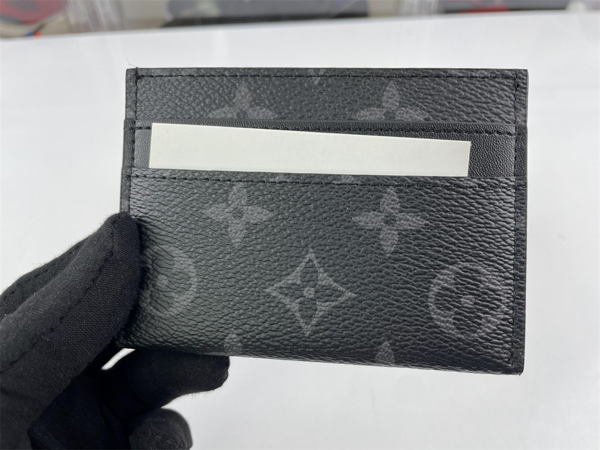 LV Black Card Wallet