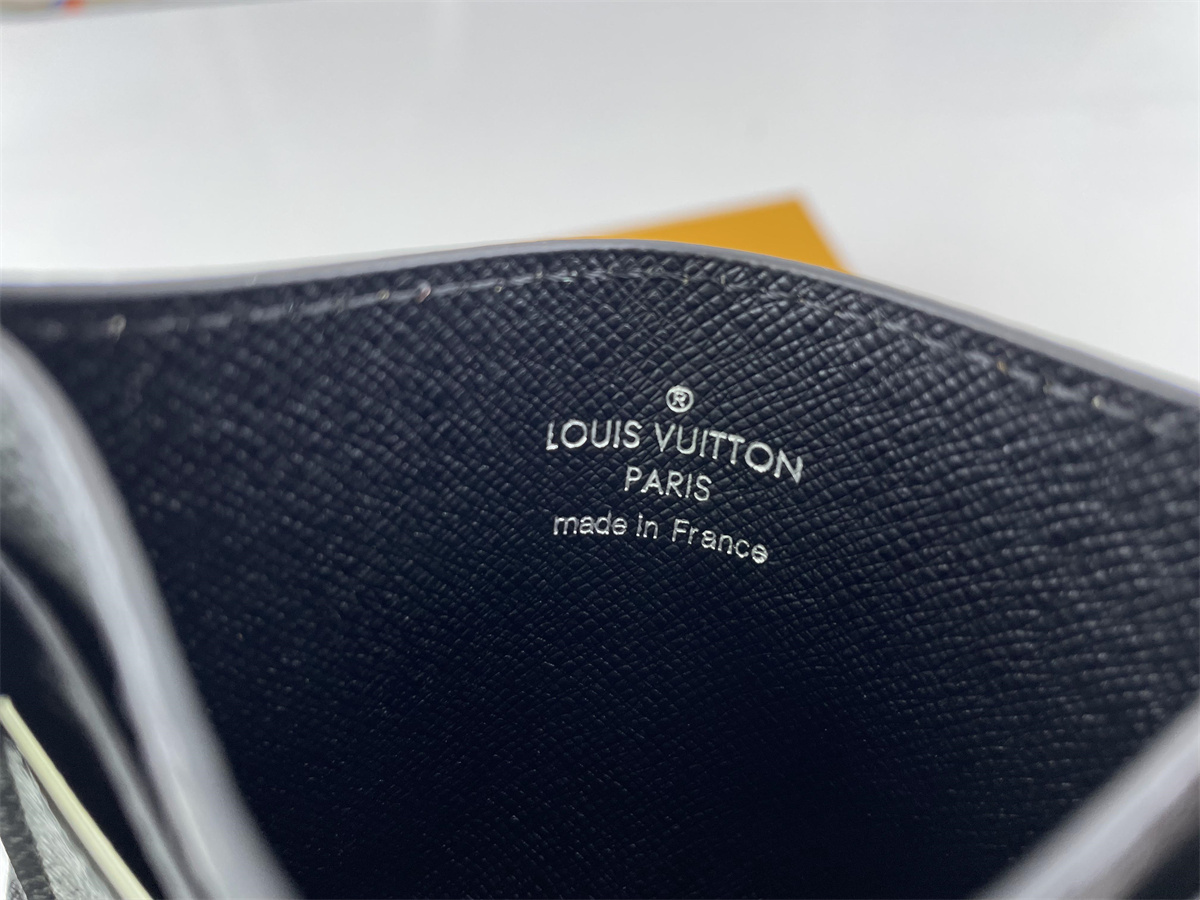 LV Black Card Wallet