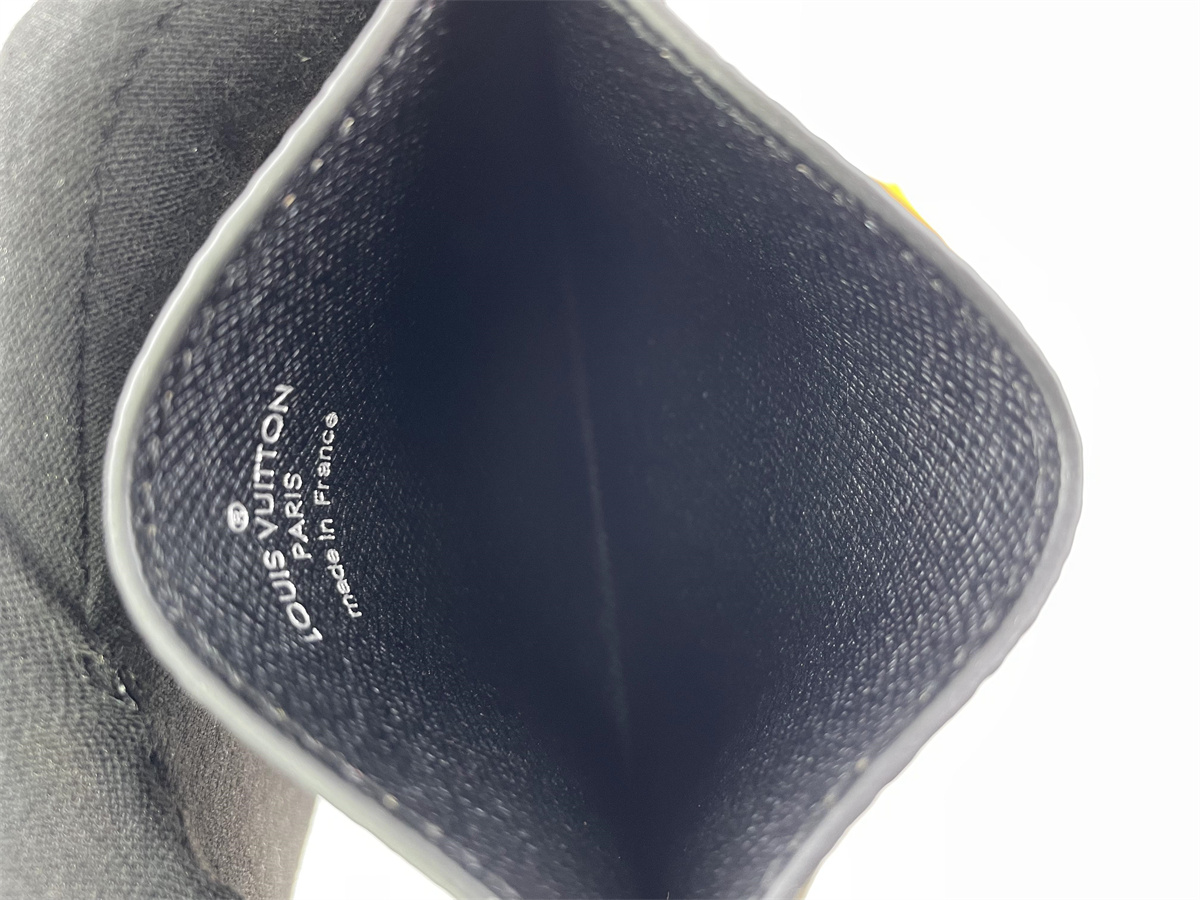 LV Black Card Wallet