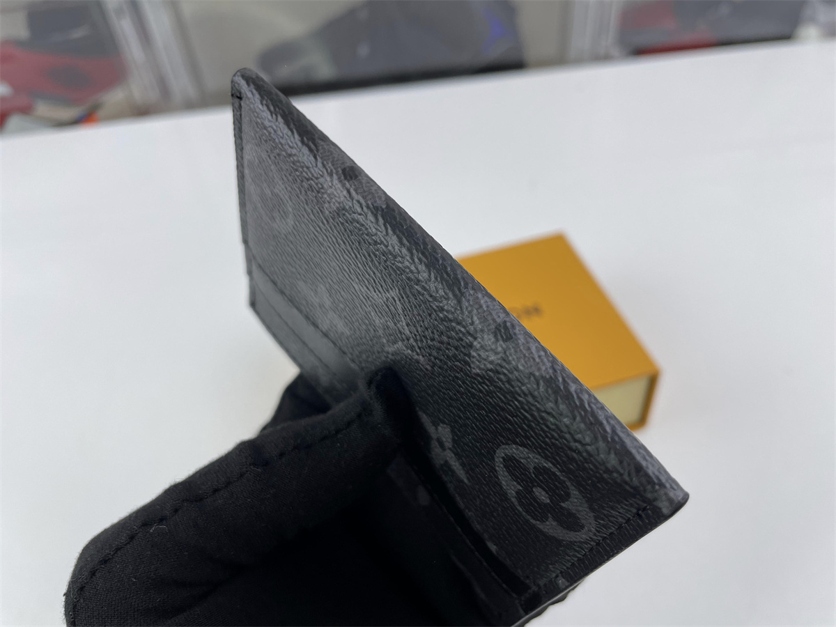 LV Black Card Wallet