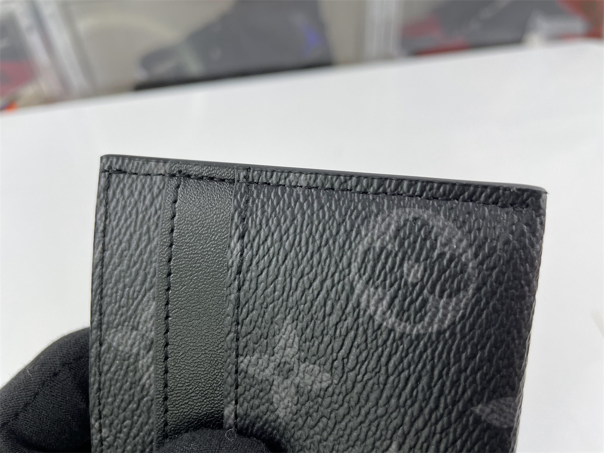 LV Black Card Wallet