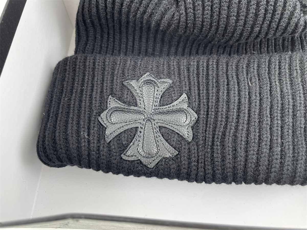 Chrome Hearts Black Woolen Hat
