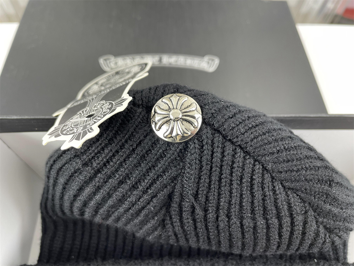 Chrome Hearts Black Woolen Hat