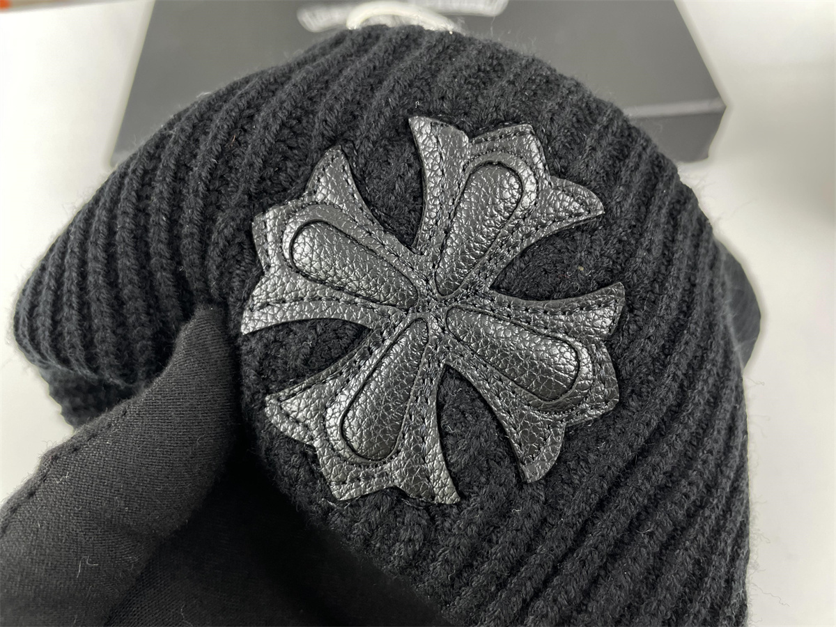 Chrome Hearts Black Woolen Hat