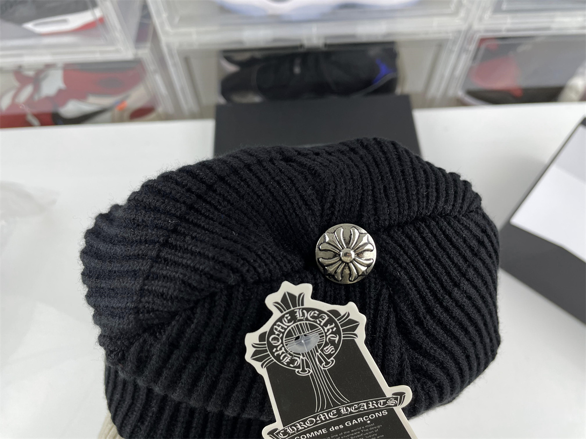 Chrome Hearts Black Woolen Hat