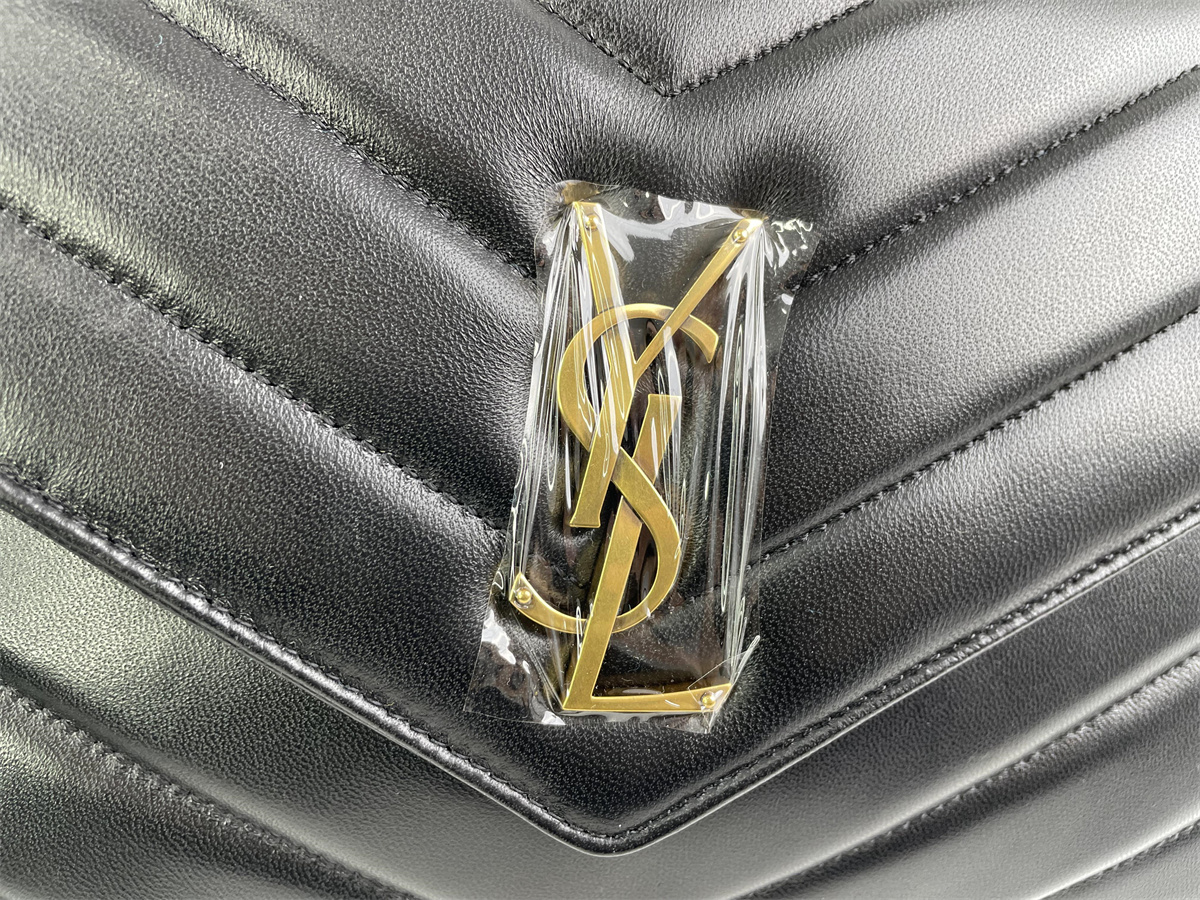 YSL LouLou Middle Black bag (29 x 17 x 10cm)